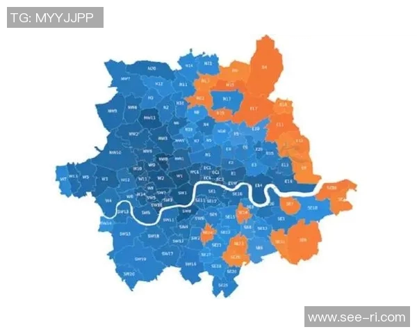 英超球队在英国本土的地理分布图与区域分析